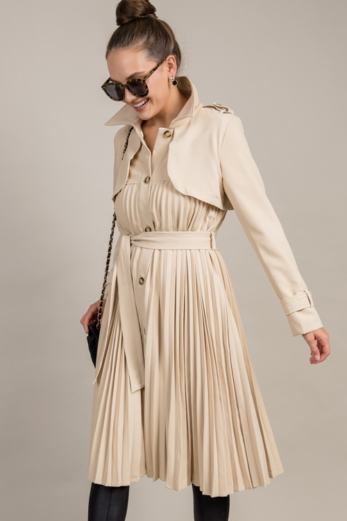 Pleated Trench Coat, Beige - 0916-106.jpg