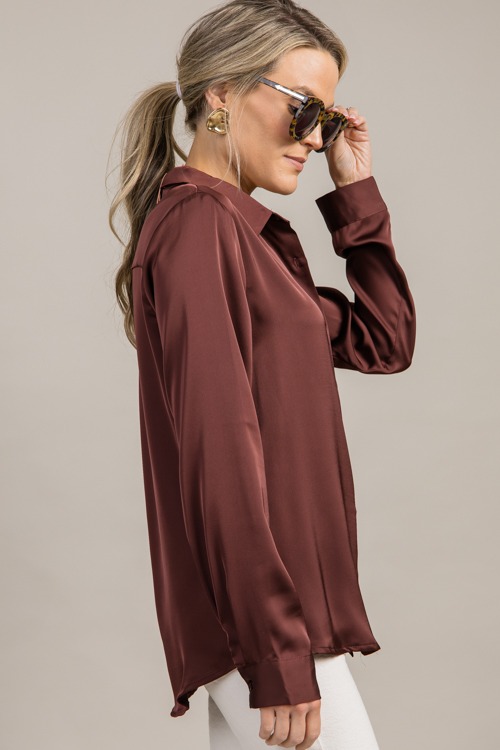 Satin Button Down, Chocolate - 0916-139.jpg