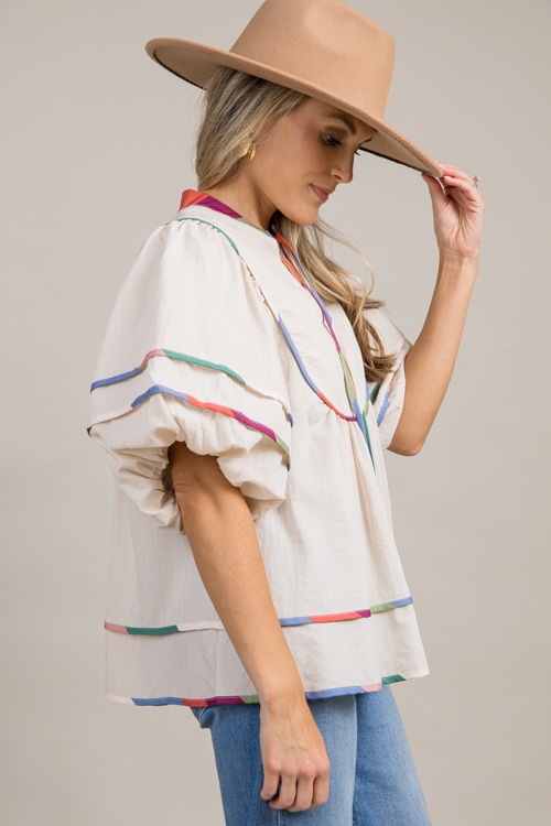 Stripe Trim Top, Ecru - 0916-86.jpg