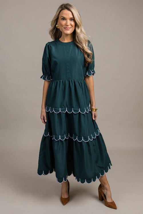 Scallop Contrast Midi, Hunter Green - 0918-126h.jpg