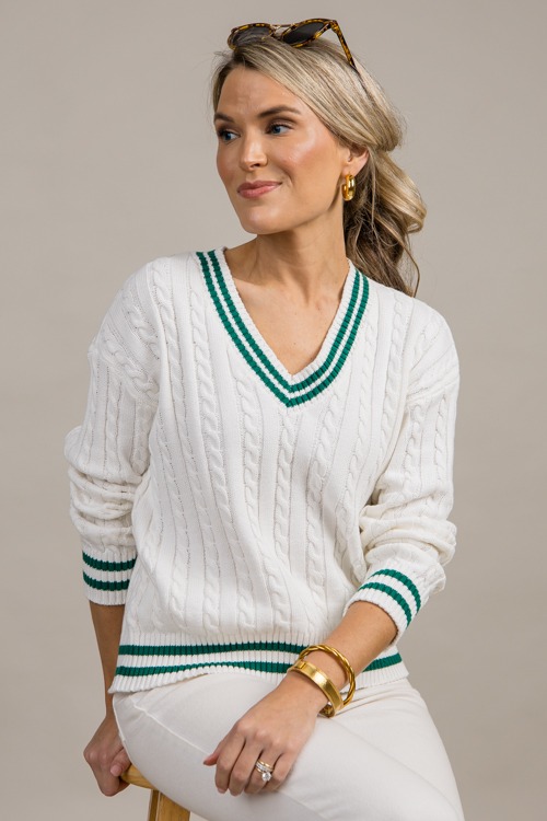 Varsity Cable Knit Sweater, White - 0918-9.jpg