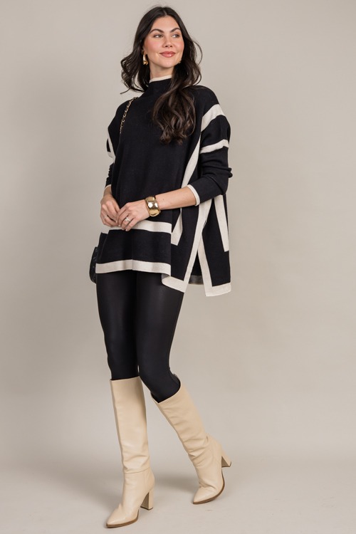 Perimeter Stripe Sweater, Black - 0919-108.jpg