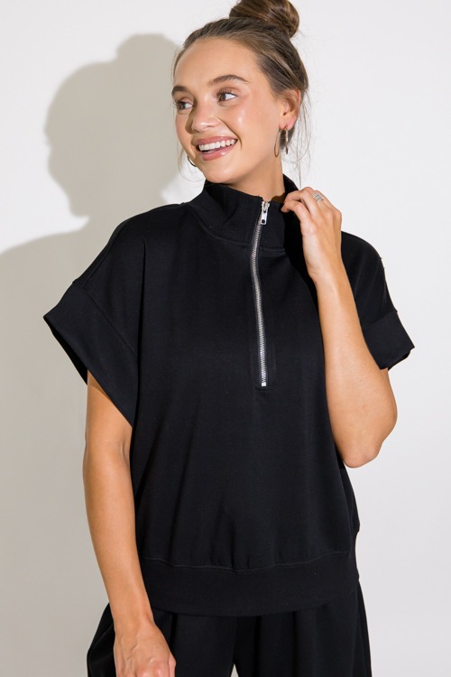 Short Sleeve Zip Pullover, Blk - 0920-288.jpg