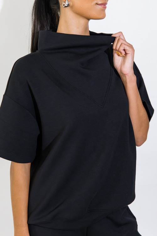 Modal Cowl Neck Top, Black - 0920-43h.jpg