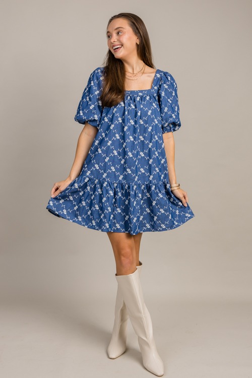 Floral Embroidery Chambray Dress - 0924-25p.jpg