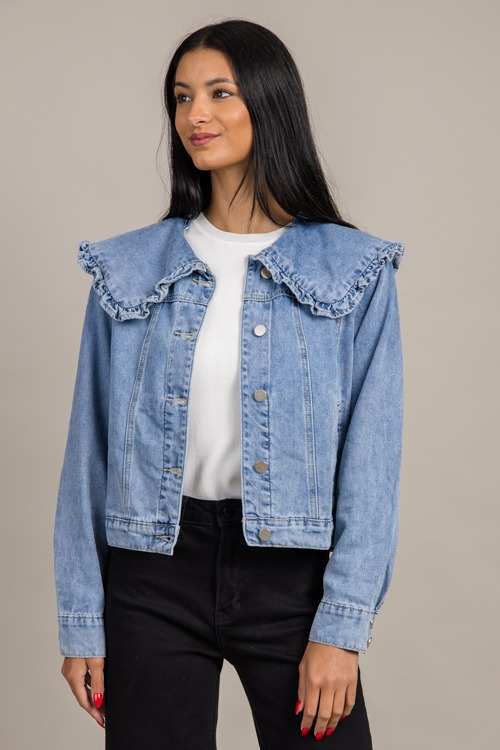 Ruffle Collar Denim Jacket - 0924-85.jpg