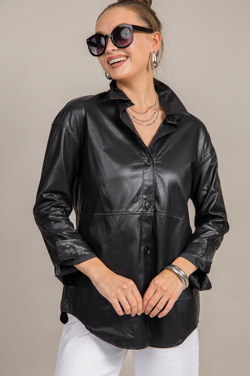 Davina Leather Shirt, Black - 0925-158p.jpg