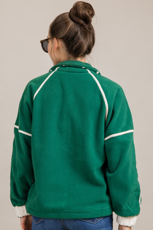 Contrast Trim Fleece Pullover,P - 0926-107.jpg