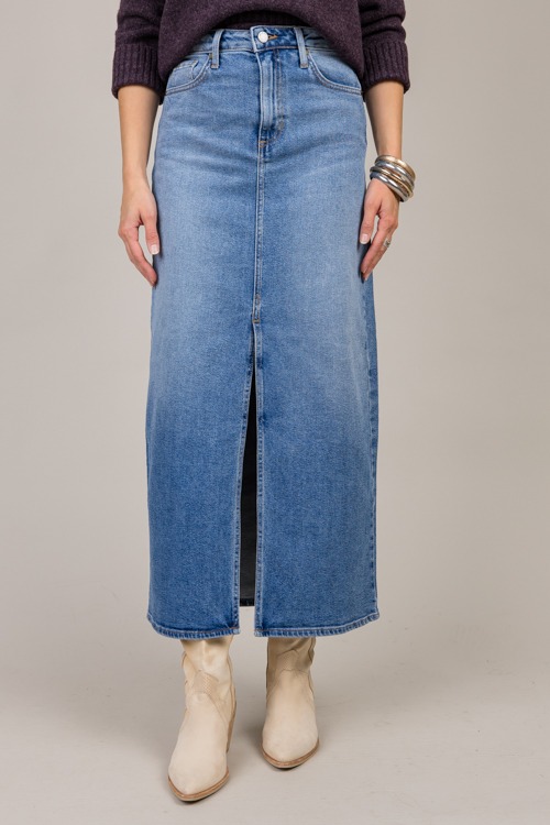 Denim Front Slit Maxi Skirt, Medium - 1007-146h.jpg