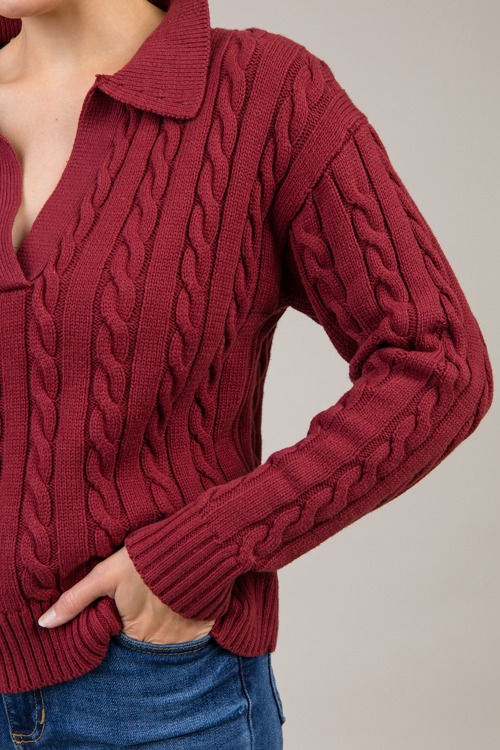 Charlie Cable Sweater, Burgundy - 1010-97.jpg