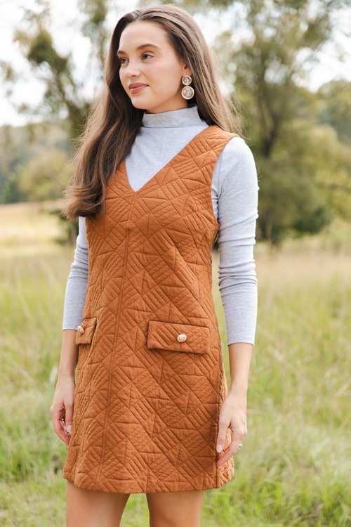 Sonya Texture Knit Shift, Camel - 1011-191.jpg