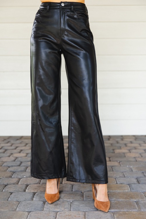 Celine Leather Pants, Black - 1011-239p.jpg