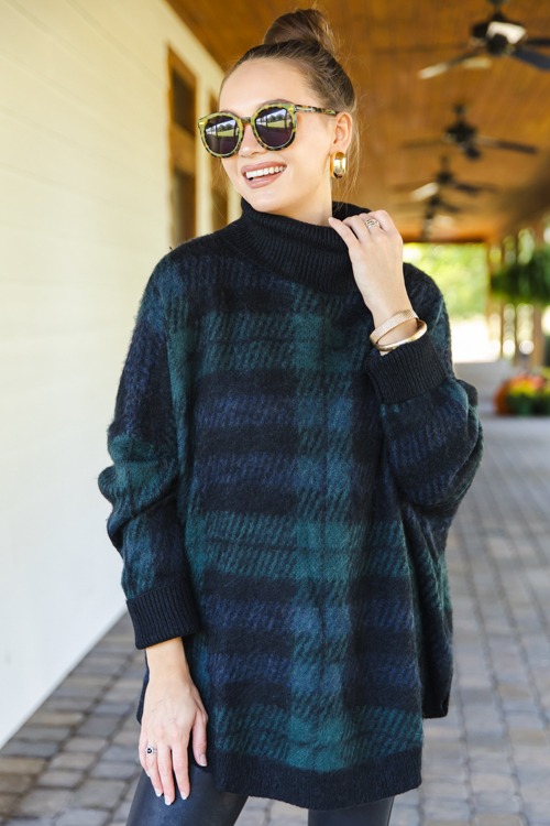 Carla Plaid Sweater, Green - 1011-60.jpg