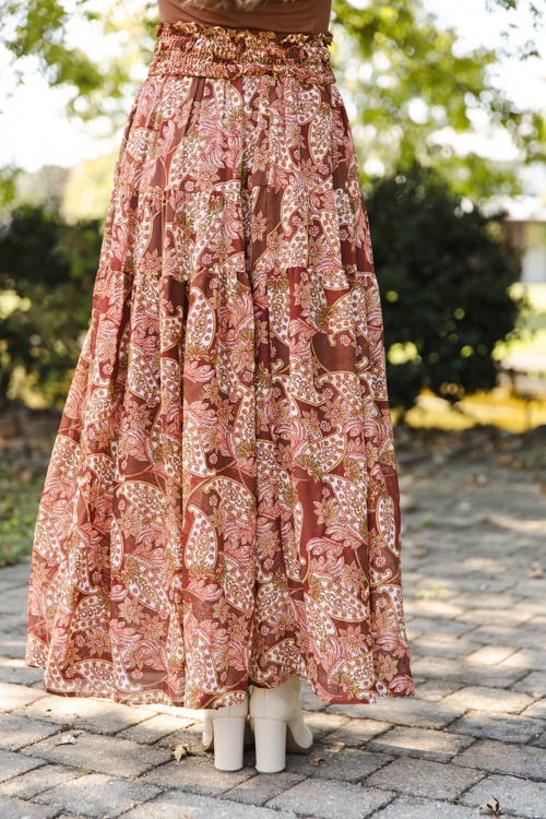 Paisley Maxi Skirt, Red Brown - 1011-71.jpg