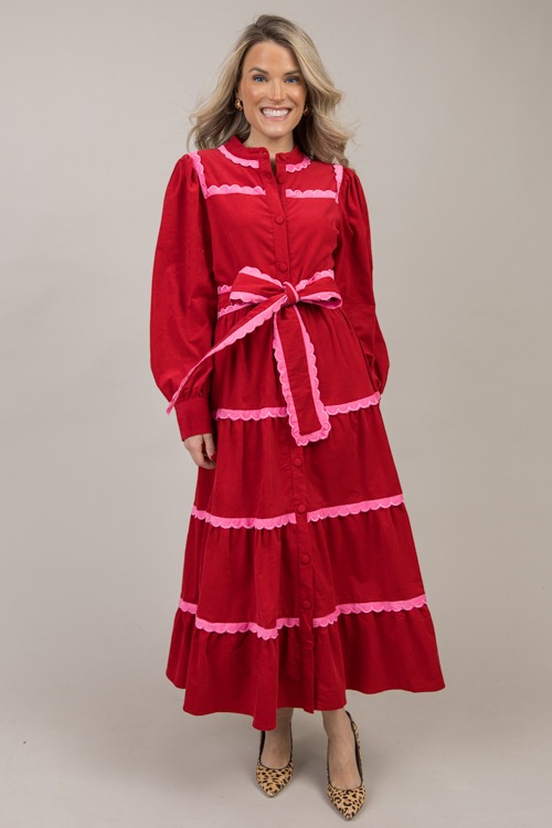 Corduroy Scallop Trim Maxi, Red - 1015-11-Edit.jpg