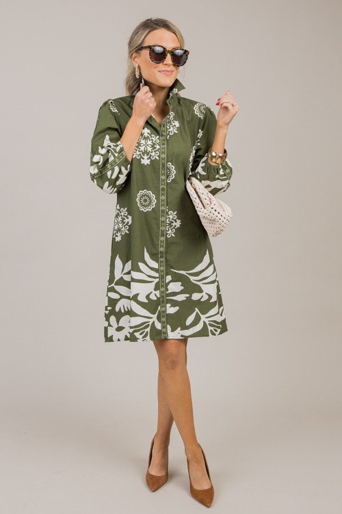 Wyatt Shirt Dress, Olive Foliag - 1016-54h.jpg