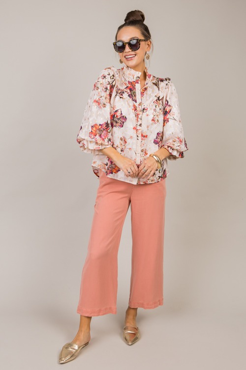 Tencel Wide Leg Pants, Clay - 1017-105.jpg