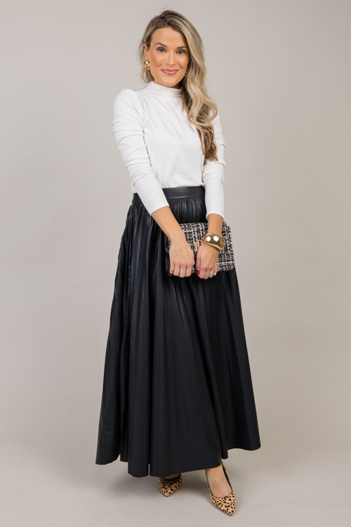 Leather Pleated Maxi Skirt, Bla - 1021-47.jpg