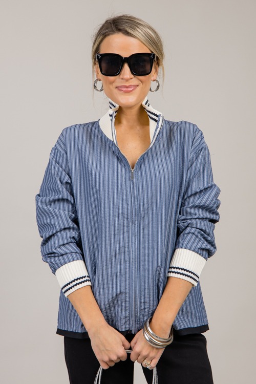 Striped Rib Trim Jacket - 1021-99p.jpg