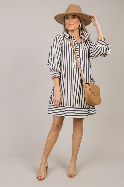 Brinley Stripe Dress, Black - 1022-92.jpg