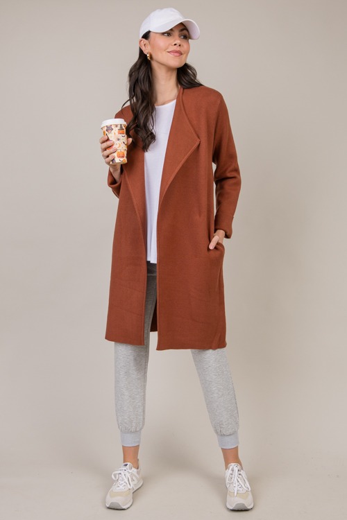 Drape Front Longline Cardi, Rust - 1023-86.jpg