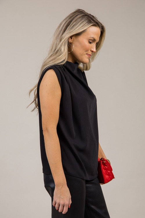 Pleat Shoulder Blouse, Black - 1024-124.jpg