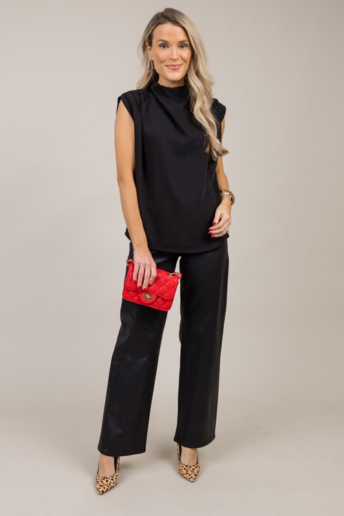 Pleat Shoulder Blouse, Black - 1024-126.jpg