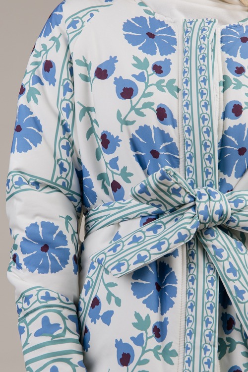 Belted Floral Button Jacket, Blue - 1024-59.jpg