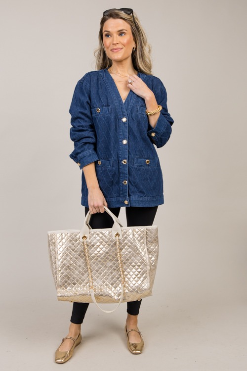 Textured Denim Button Jacket - 1029-39p.jpg