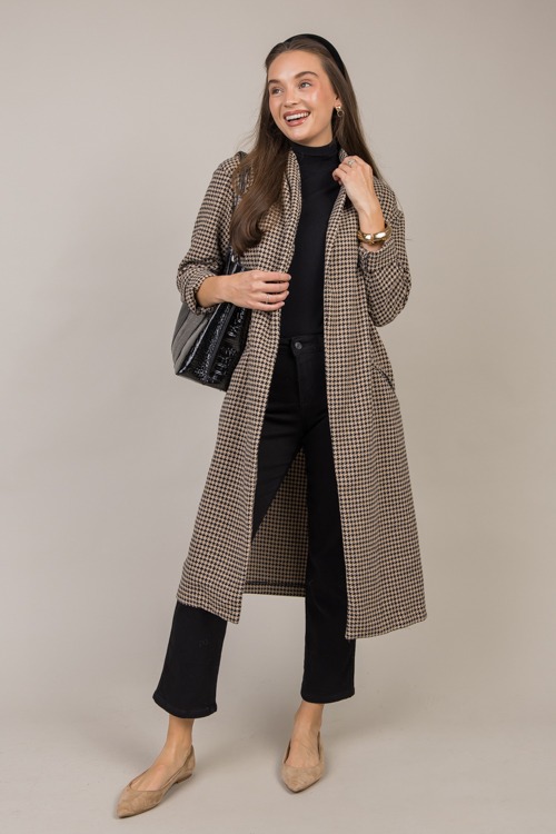 Houndstooth Long Coat, Beige - 1030-106h.jpg