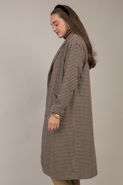 Houndstooth Long Coat, Beige - 1030-110.jpg