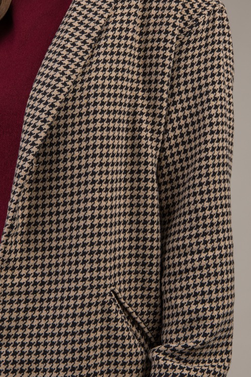 Houndstooth Long Coat, Beige - 1030-112.jpg