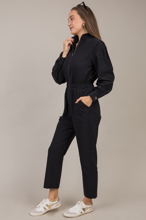 Zip Performance Jumpsuit, Black - 1030-179.jpg