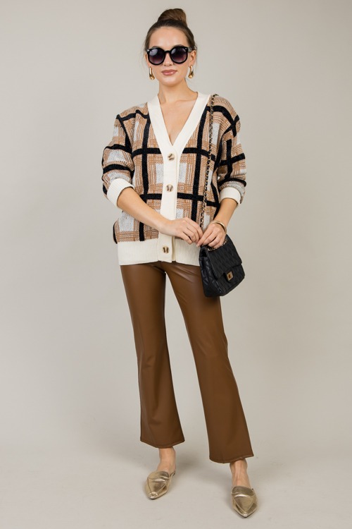 Plaid Button Cardigan, Caramel - 1031-67.jpg