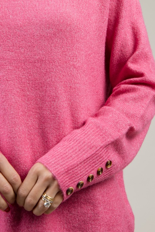 Button Wrist Sweater, Pink - 1031-72.jpg