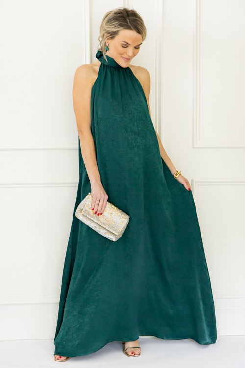 Satin Halter Maxi, H. Green - 1101-342.jpg