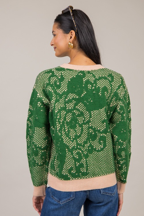 Jenn Pattern Sweater, Green Taupe - 1105-72.jpg