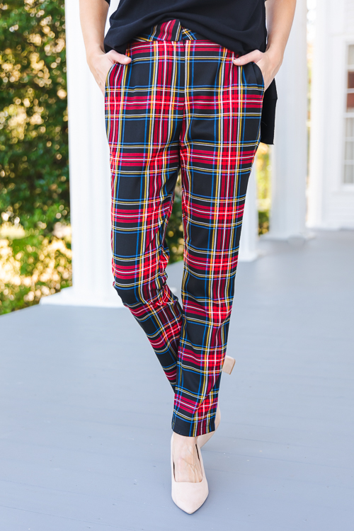 Buy American Eagle Outfitters Green Plaid Trousers for Women Online @ Tata  CLiQ