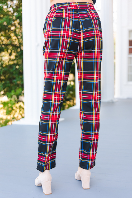 Formal Pants Men Plaid | Men's Red Plaid Pants | Men's Formal Trousers - 7  Color Pants - Aliexpress