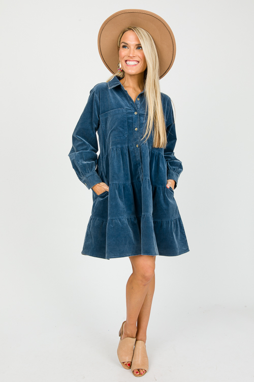 Tiered Shirt Dress