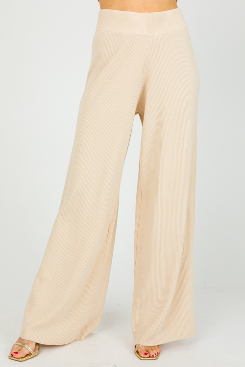 Rib Pants, Natural