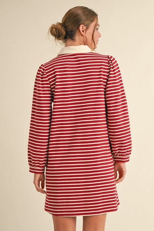 Margie Stripe Dress, Burgundy/I - 22243647_6c578730-5b31-4fec-a7d9-37ae3e7fda4e.jpg