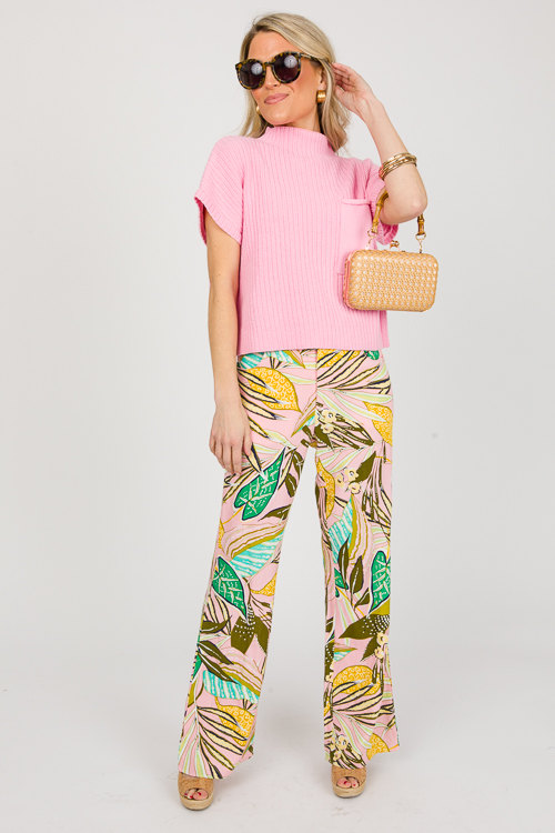 Tropical Trousers, Blush Multi