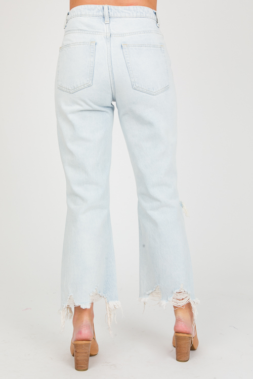 Leslie Distress Jeans, Light