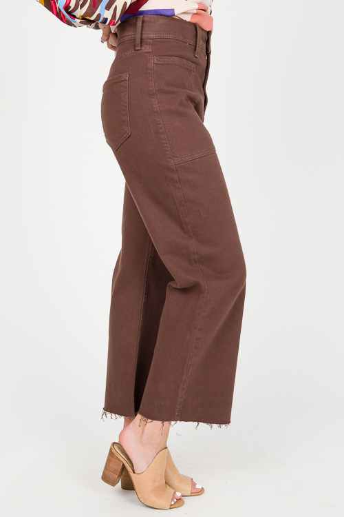 Espresso Wide Leg Jean