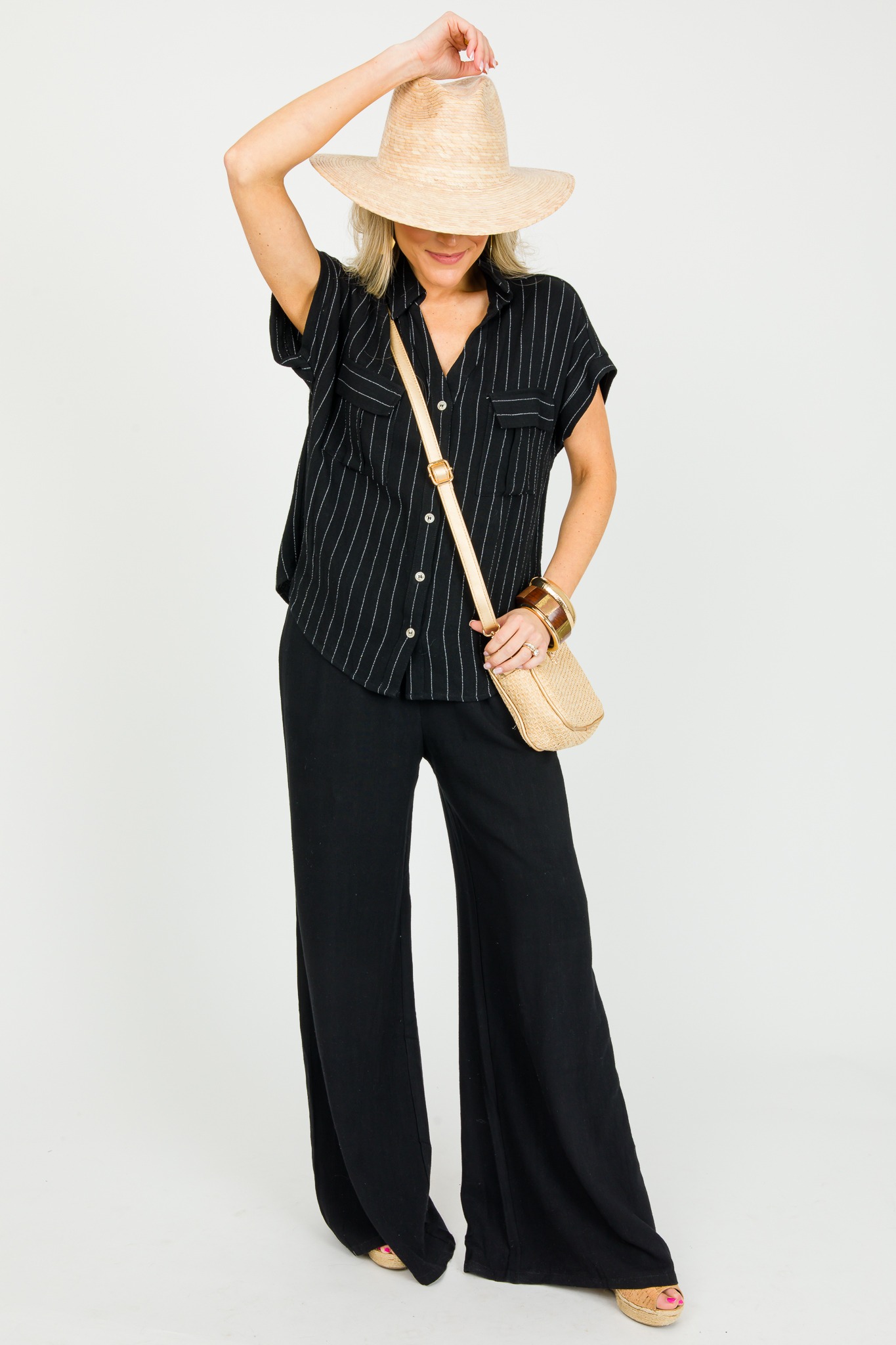 Smock Waist Linen Pants, Black - 2K9A5633-Edit.jpg