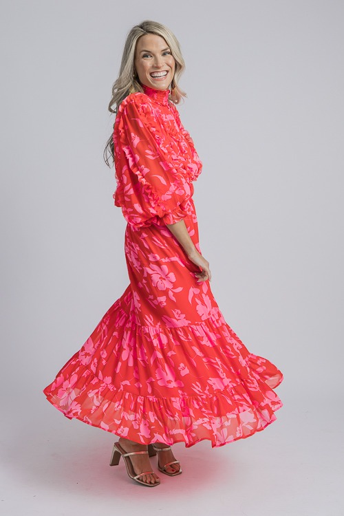 Ruffled Floral Maxi, Red/Pink - 4K7A0058.jpg