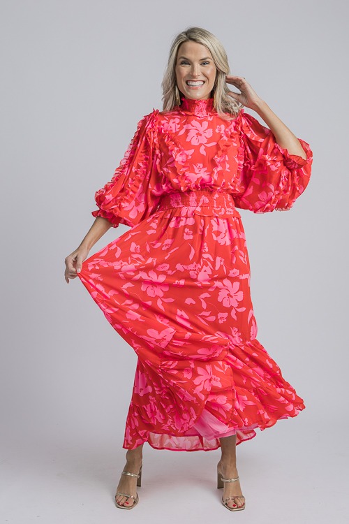 Ruffled Floral Maxi, Red/Pink - 4K7A0063.jpg