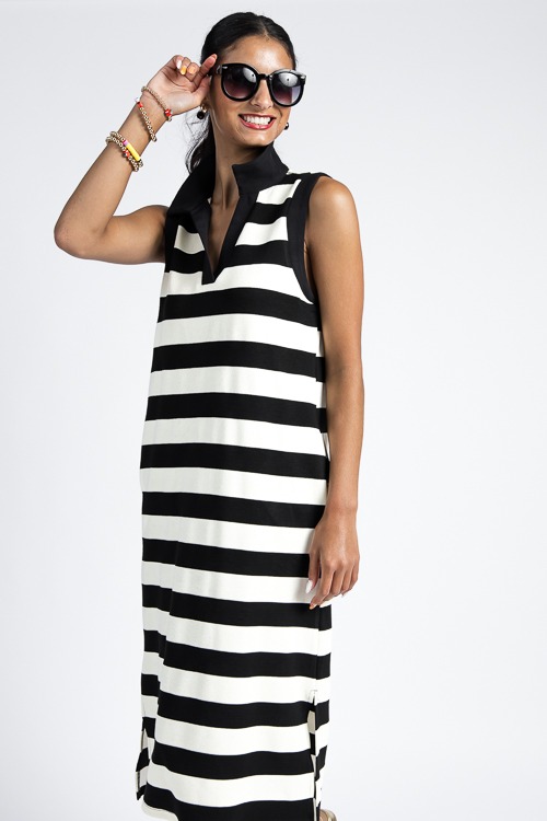 Rib Collared Midi, Black Stripe - 4K7A0075h.jpg