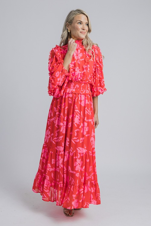 Ruffled Floral Maxi, Red/Pink - 4K7A0081p.jpg